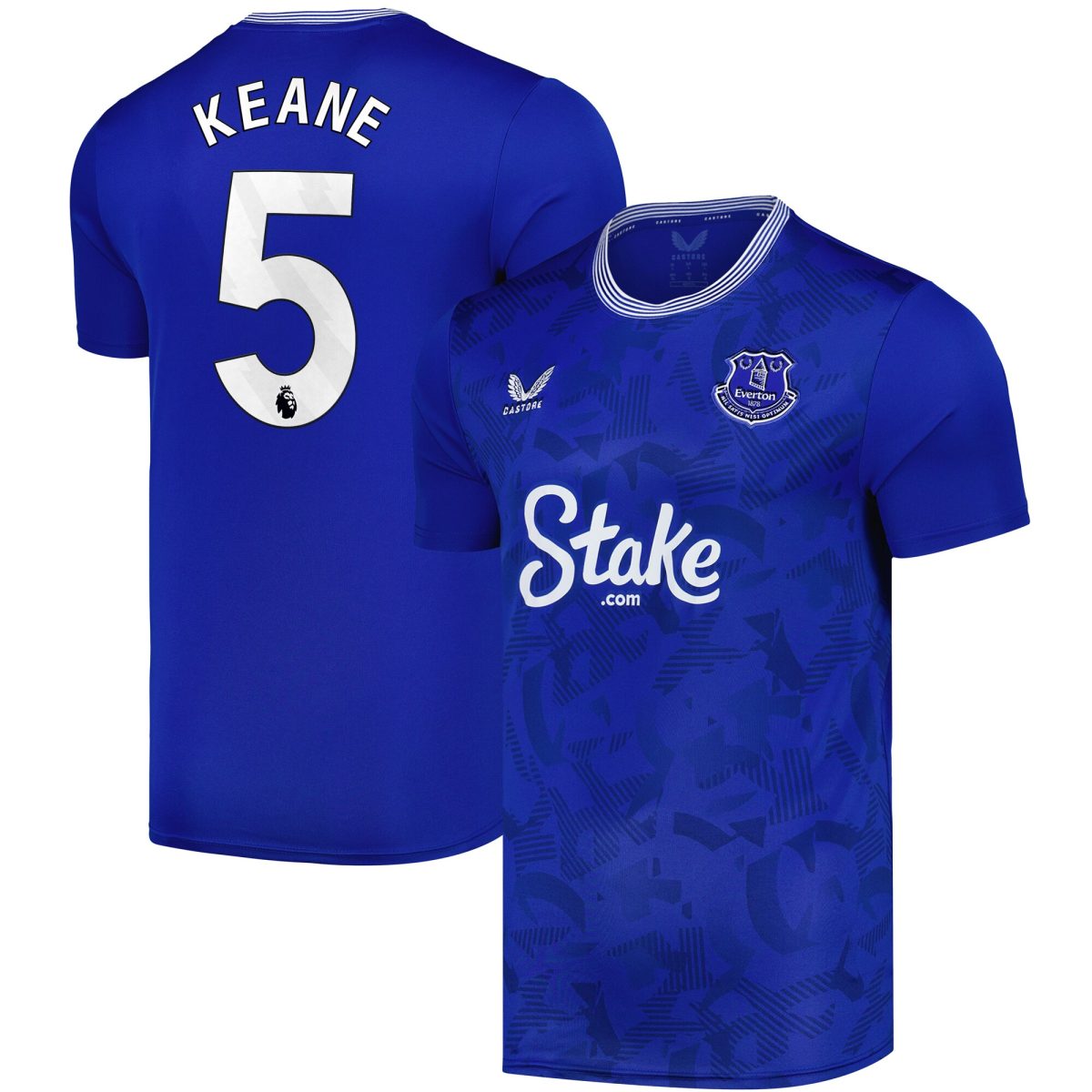 everton castore home replica shirt 2024-25 with keane 5 printing Collection | Everton FC Jerseys & Footwear