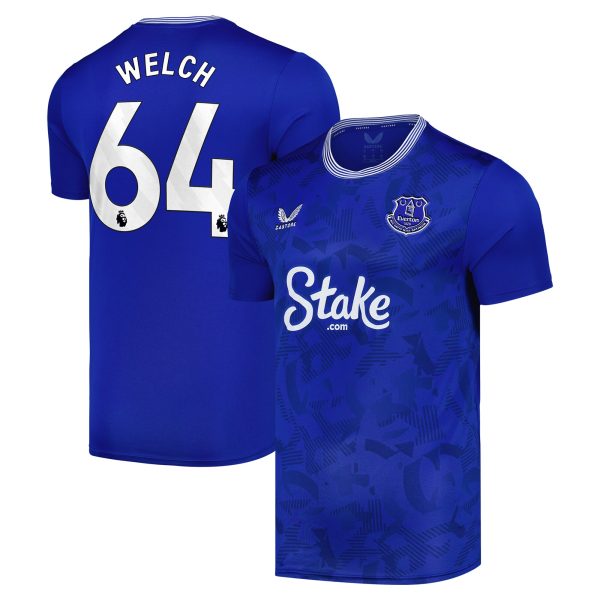 everton castore home replica shirt 2024-25 with welch 64 printing Collection | Everton FC Jerseys & Footwear