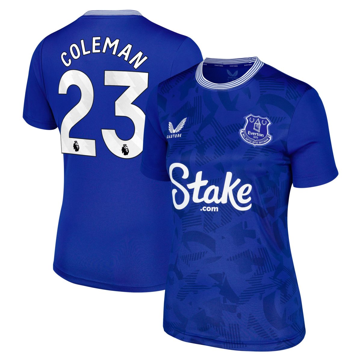 everton castore home replica shirt 2024-25 – womens with coleman 23 printing Collection | Everton FC Jerseys & Footwear