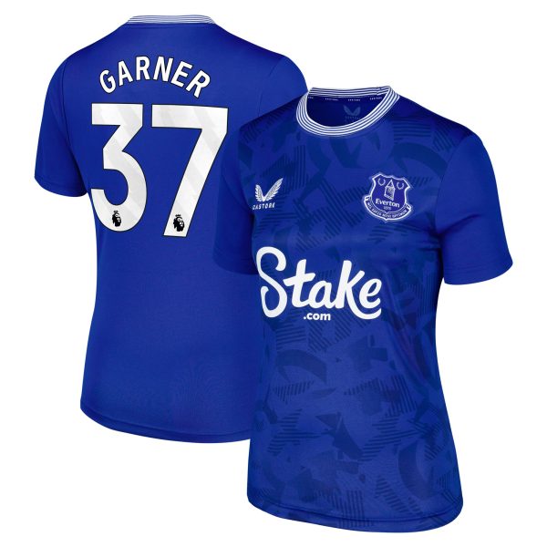 everton castore home replica shirt 2024-25 – womens with garner 37 printing Collection | Everton FC Jerseys & Footwear