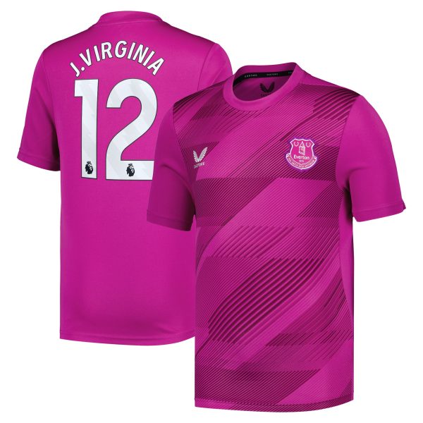 everton castore third goalkeeper shirt 2024-25 – kids with j.virginia 12 printing Collection | Everton FC Jerseys & Footwear