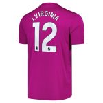 everton castore third goalkeeper shirt 2024-25 with j.virginia 12 printing Collection | Everton FC Jerseys & Footwear