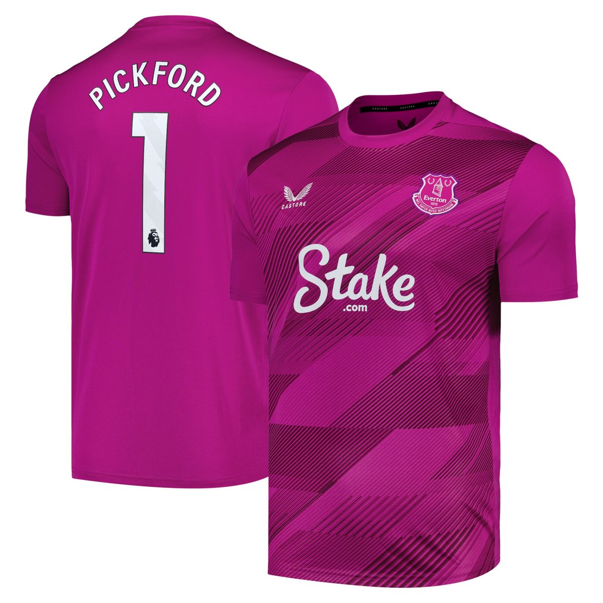 everton castore third goalkeeper shirt 2024-25 with pickford 1 printing Collection | Everton FC Jerseys & Footwear