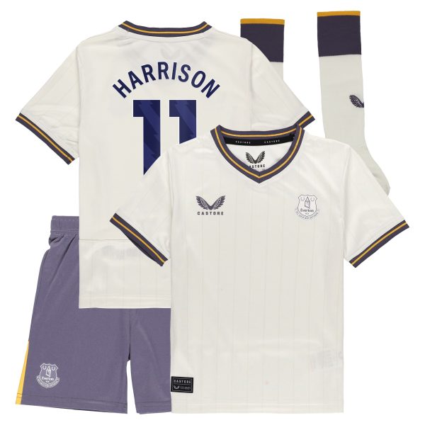 everton castore third infant kit 2024-25 with harrison 11 printing Collection | Everton FC Jerseys & Footwear