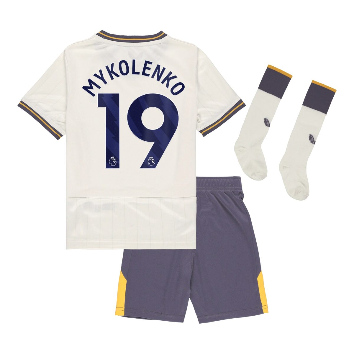 everton castore third infant kit 2024-25 with mykolenko 19 printing Collection | Everton FC Jerseys & Footwear