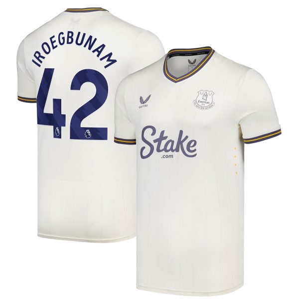 everton castore third pro shirt 2024-25 with iroegbunam 42 printing Collection | Everton FC Jerseys & Footwear