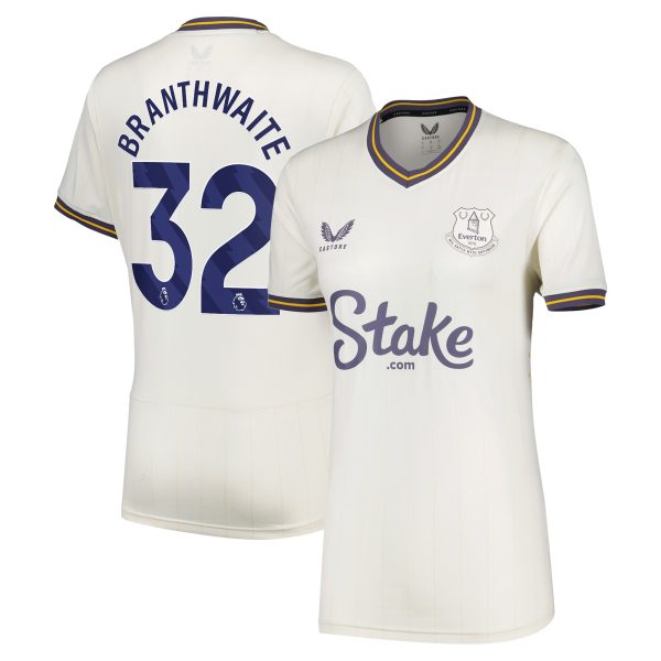 everton castore third pro shirt 2024-25 – womens with branthwaite 32 printing Collection | Everton FC Jerseys & Footwear