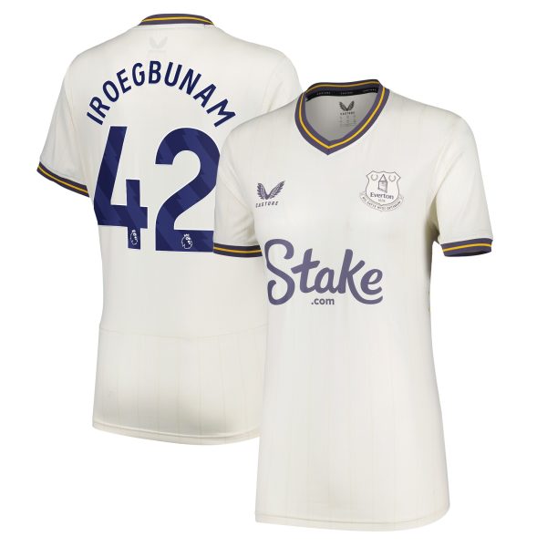 everton castore third pro shirt 2024-25 – womens with iroegbunam 42 printing Collection | Everton FC Jerseys & Footwear