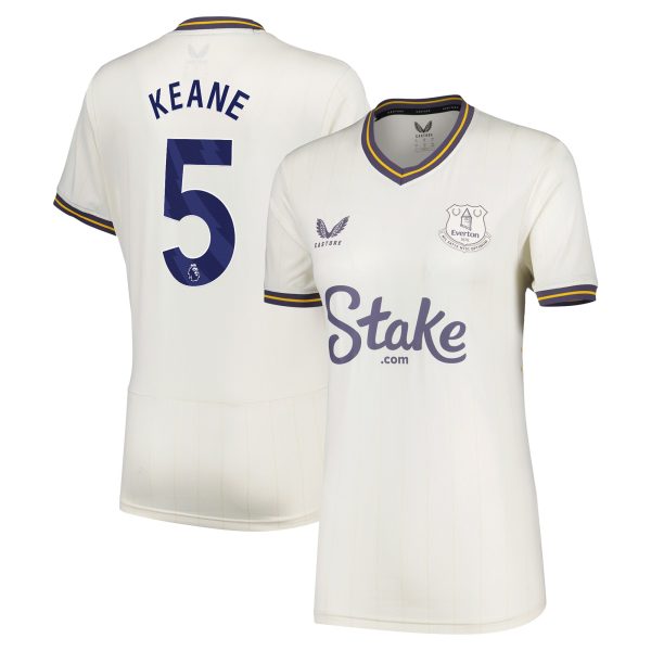 everton castore third pro shirt 2024-25 – womens with keane 5 printing Collection | Everton FC Jerseys & Footwear