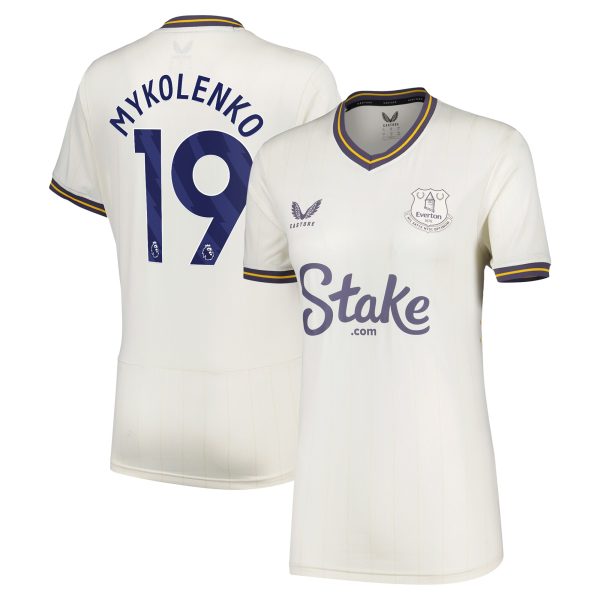 everton castore third pro shirt 2024-25 – womens with mykolenko 19 printing Collection | Everton FC Jerseys & Footwear