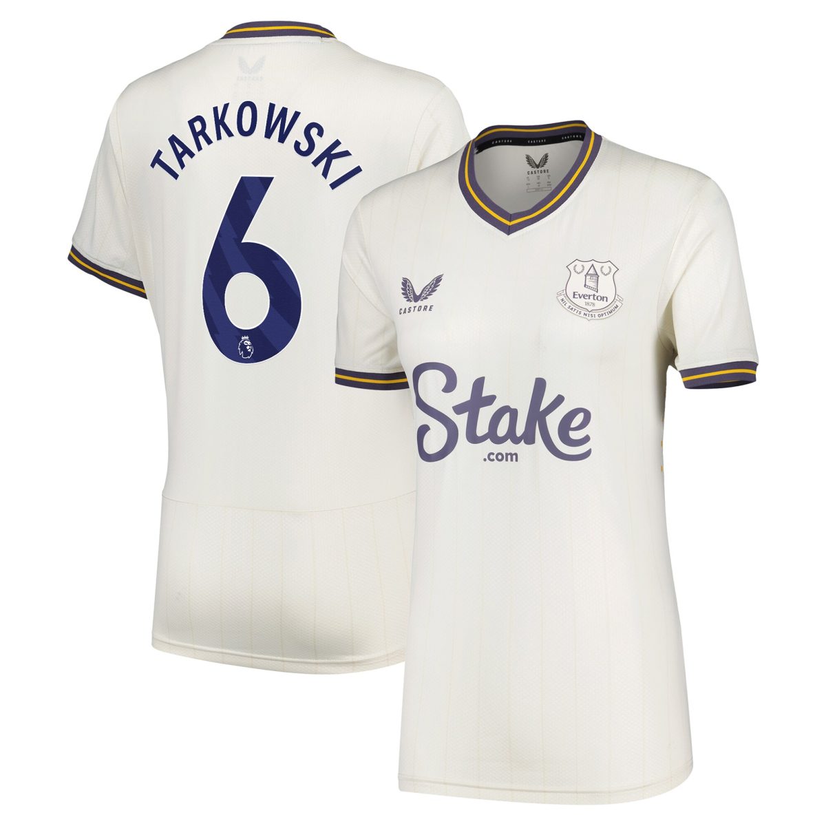 everton castore third pro shirt 2024-25 – womens with tarkowski 6 printing Collection | Everton FC Jerseys & Footwear