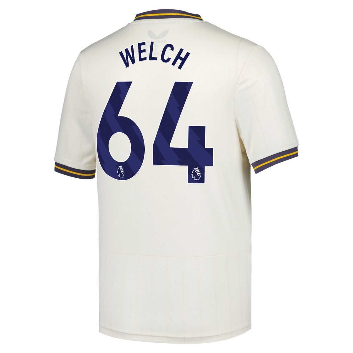 everton castore third shirt 2024-25 – kids with welch 64 printing Collection | Everton FC Jerseys & Footwear