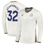 everton castore third shirt 2024-25 – long sleeve – kids with branthwaite 32 printing Collection | Everton FC Jerseys & Footwear