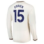 everton castore third shirt 2024-25 – long sleeve – kids with obrien 15 printing Collection | Everton FC Jerseys & Footwear