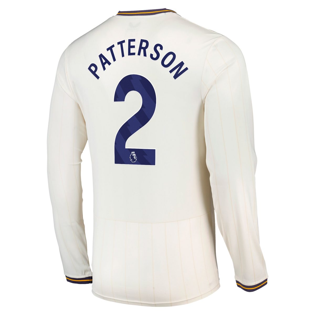 everton castore third shirt 2024-25 – long sleeve with patterson 2 printing Collection | Everton FC Jerseys & Footwear