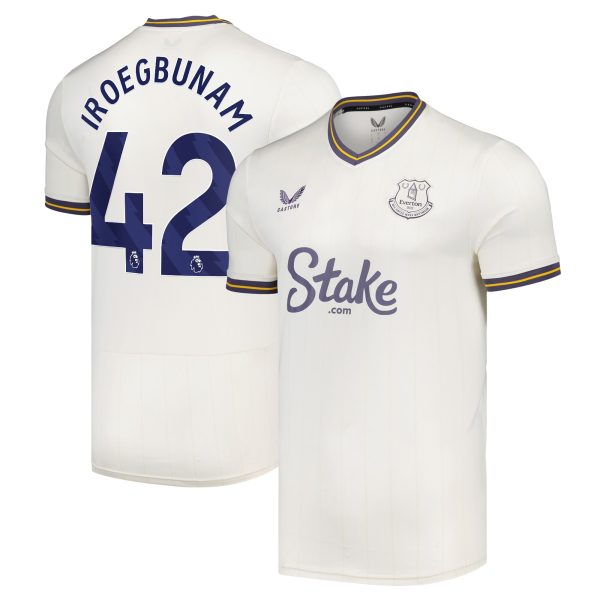 everton castore third shirt 2024-25 with iroegbunam 42 printing Collection | Everton FC Jerseys & Footwear