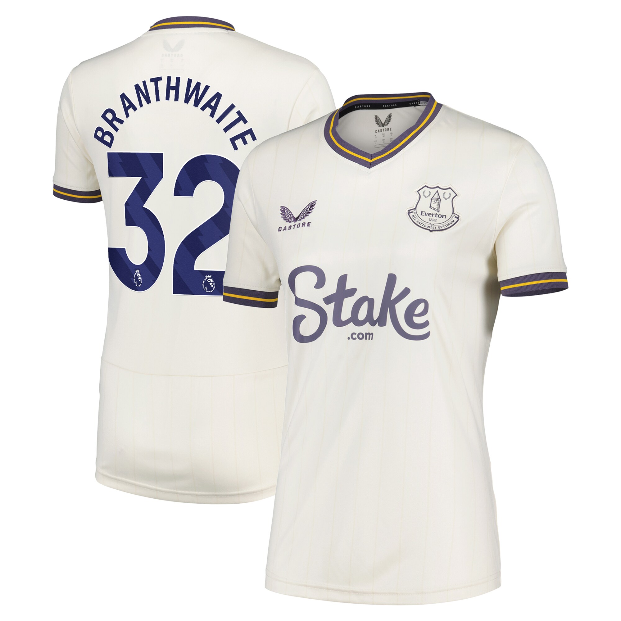 everton castore third shirt 2024-25 – womens with branthwaite 32 printing Collection | Everton FC Jerseys & Footwear