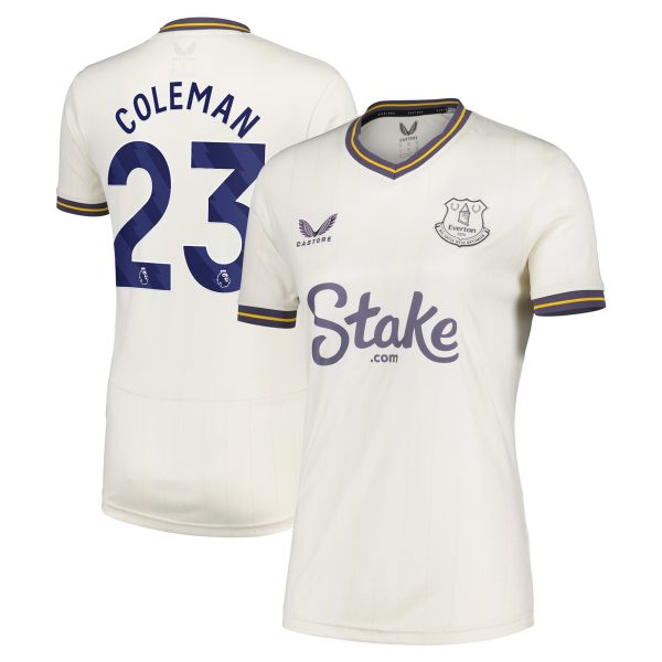 everton castore third shirt 2024-25 – womens with coleman 23 printing Collection | Everton FC Jerseys & Footwear