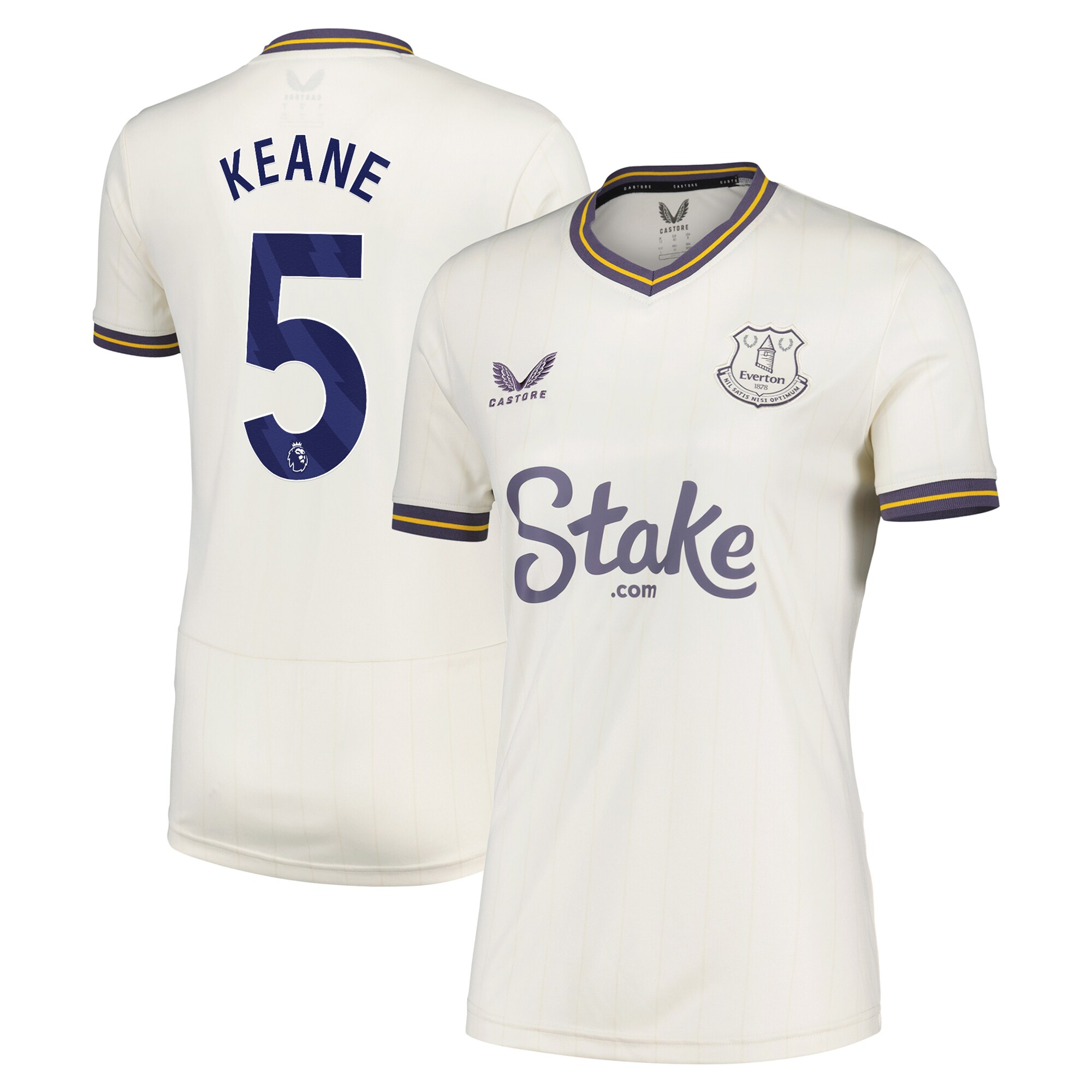 everton castore third shirt 2024-25 – womens with keane 5 printing Collection | Everton FC Jerseys & Footwear