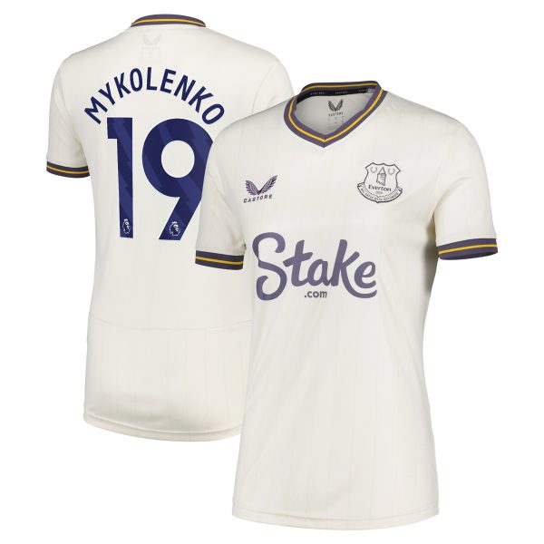 everton castore third shirt 2024-25 – womens with mykolenko 19 printing Collection | Everton FC Jerseys & Footwear