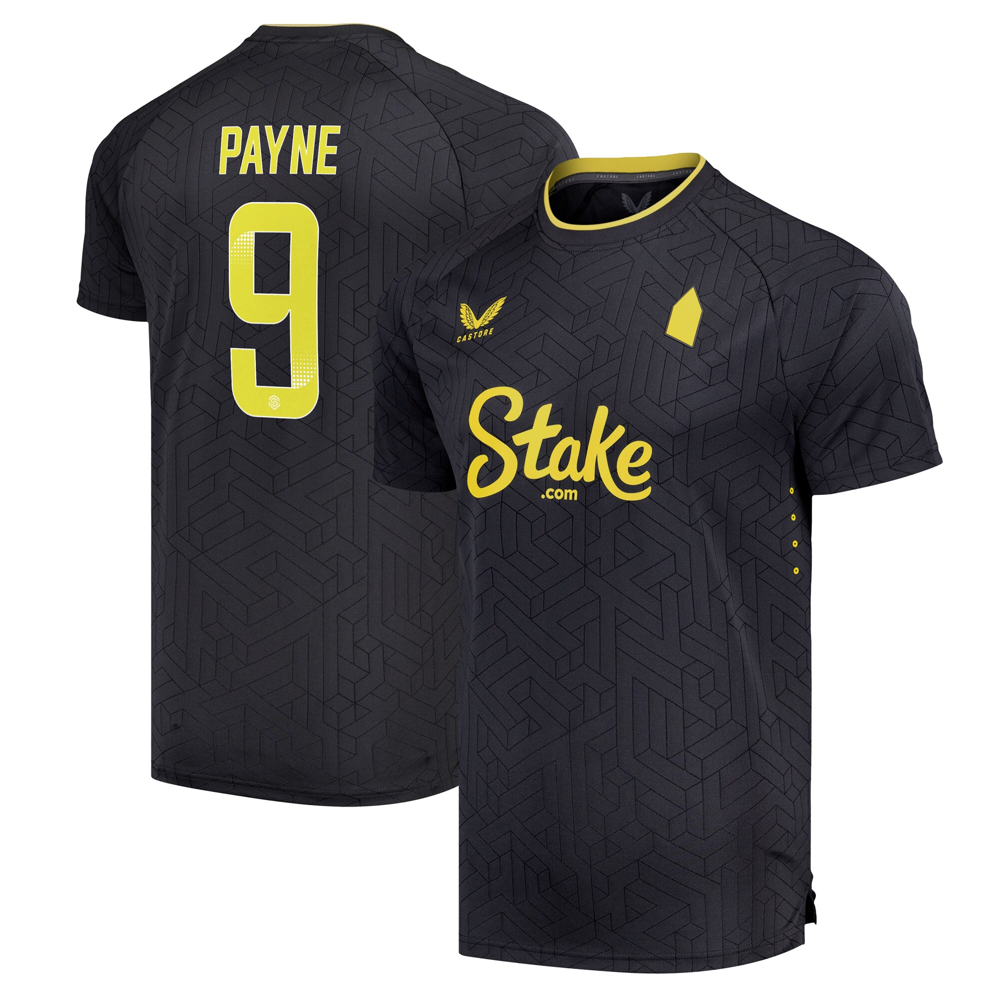 everton castore wsl away pro shirt 2024-25 with payne 9 printing Collection | Everton FC Jerseys & Footwear