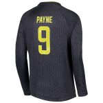 everton castore wsl away shirt 2024-25 – kids – long sleeve with payne 9 printing Collection | Everton FC Jerseys & Footwear