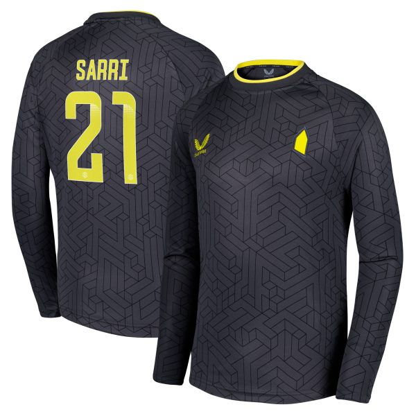 everton castore wsl away shirt 2024-25 – kids – long sleeve with sarri 21 printing Collection | Everton FC Jerseys & Footwear