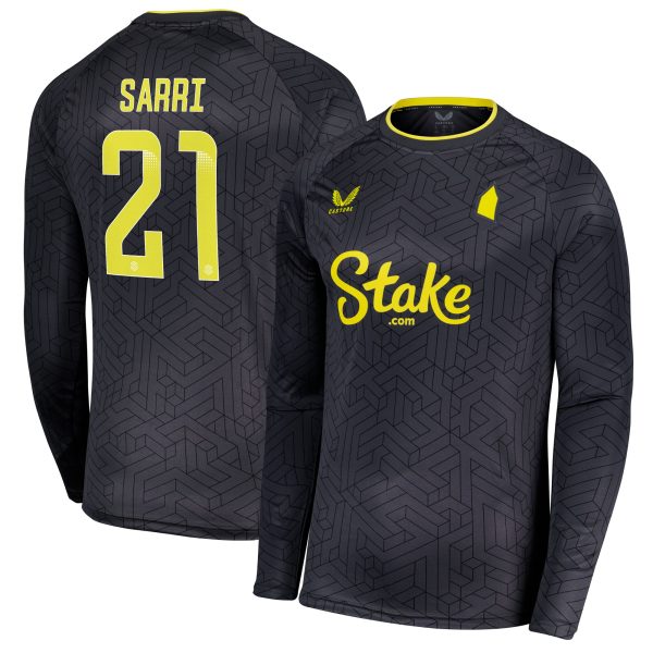 everton castore wsl away shirt 2024-25 – long sleeve with sarri 21 printing Collection | Everton FC Jerseys & Footwear