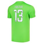 everton castore wsl home goalkeeper shirt 2024-25 with foster 13 printing Collection | Everton FC Jerseys & Footwear