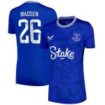 everton castore wsl home pro shirt 2024-25 – womens with madsen 26 printing Collection | Everton FC Jerseys & Footwear