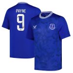 everton castore wsl home replica shirt 2024-25 – kids with payne 9 printing Collection | Everton FC Jerseys & Footwear