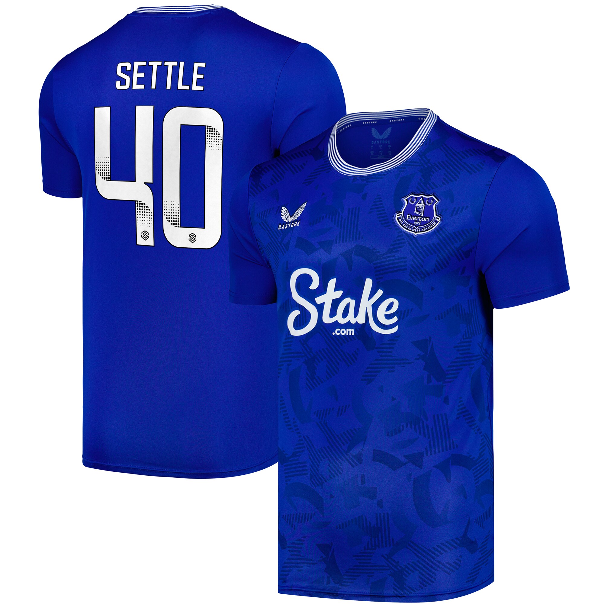 everton castore wsl home replica shirt 2024-25 with settle 40 printing Collection | Everton FC Jerseys & Footwear