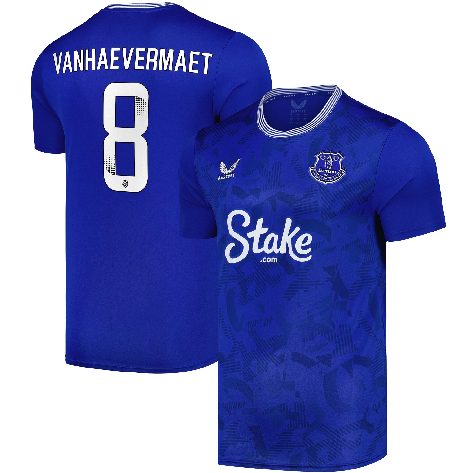 everton castore wsl home replica shirt 2024-25 with vanhaevermaet 8 printing Collection | Everton FC Jerseys & Footwear