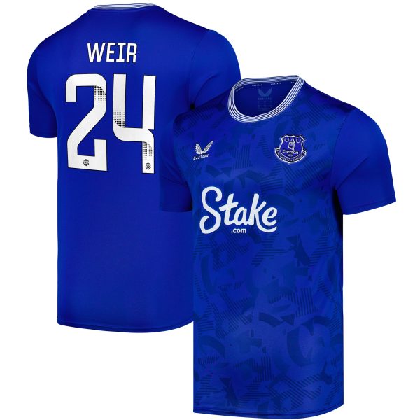 everton castore wsl home replica shirt 2024-25 with weir 24 printing Collection | Everton FC Jerseys & Footwear