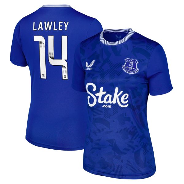 everton castore wsl home replica shirt 2024-25 – womens with lawley 14 printing Collection | Everton FC Jerseys & Footwear