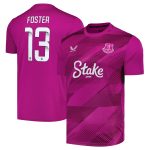 everton castore wsl third goalkeeper shirt 2024-25 with foster 13 printing Collection | Everton FC Jerseys & Footwear