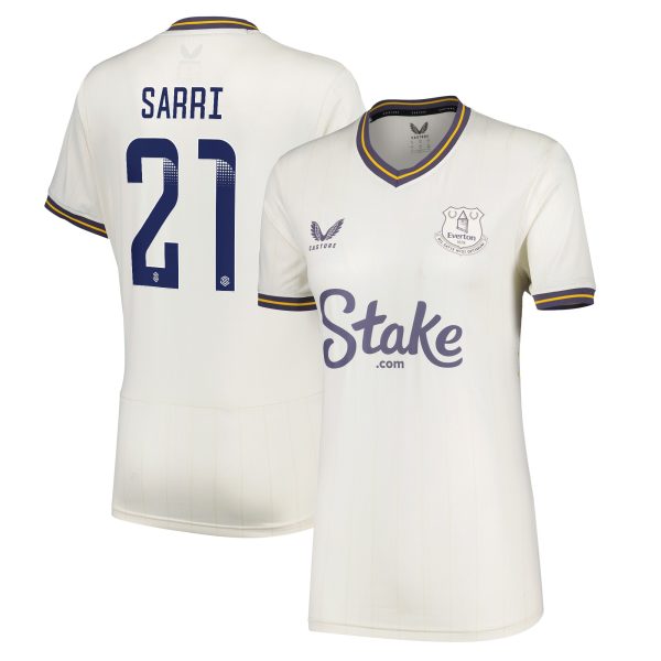 everton castore wsl third pro shirt 2024-25 – womens with sarri 21 printing Collection | Everton FC Jerseys & Footwear