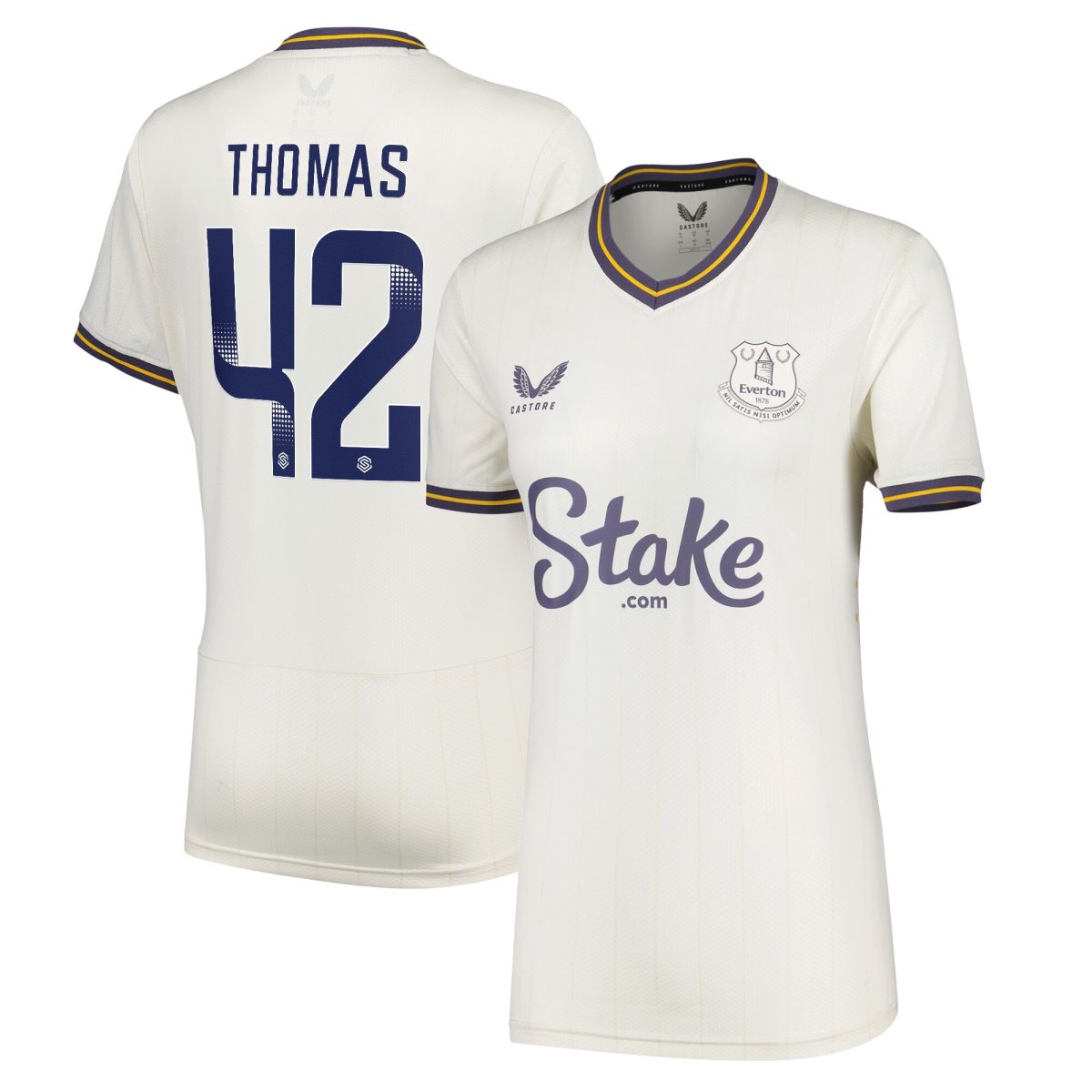 everton castore wsl third pro shirt 2024-25 – womens with thomas 42 printing Collection | Everton FC Jerseys & Footwear