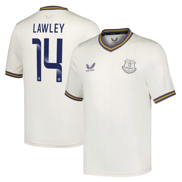 everton castore wsl third shirt 2024-25 – kids with lawley 14 printing Collection | Everton FC Jerseys & Footwear