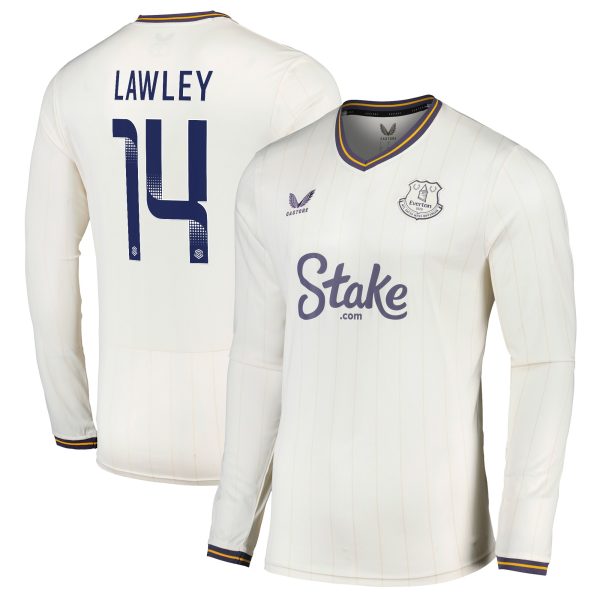 everton castore wsl third shirt 2024-25 – long sleeve with lawley 14 printing Collection | Everton FC Jerseys & Footwear