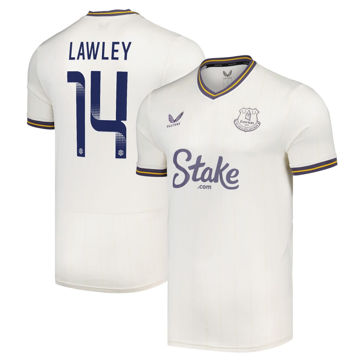 everton castore wsl third shirt 2024-25 with lawley 14 printing Collection | Everton FC Jerseys & Footwear