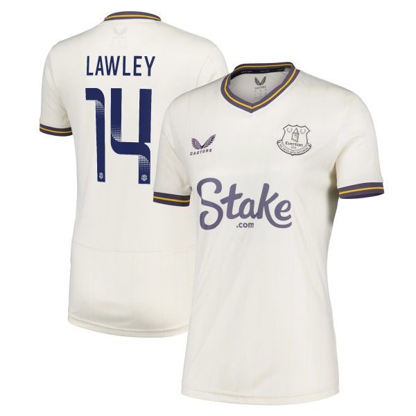 everton castore wsl third shirt 2024-25 – womens with lawley 14 printing Collection | Everton FC Jerseys & Footwear