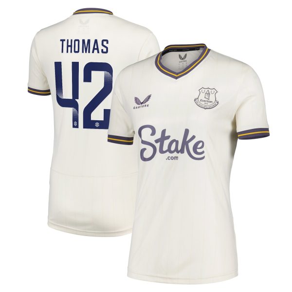 everton castore wsl third shirt 2024-25 – womens with thomas 42 printing Collection | Everton FC Jerseys & Footwear