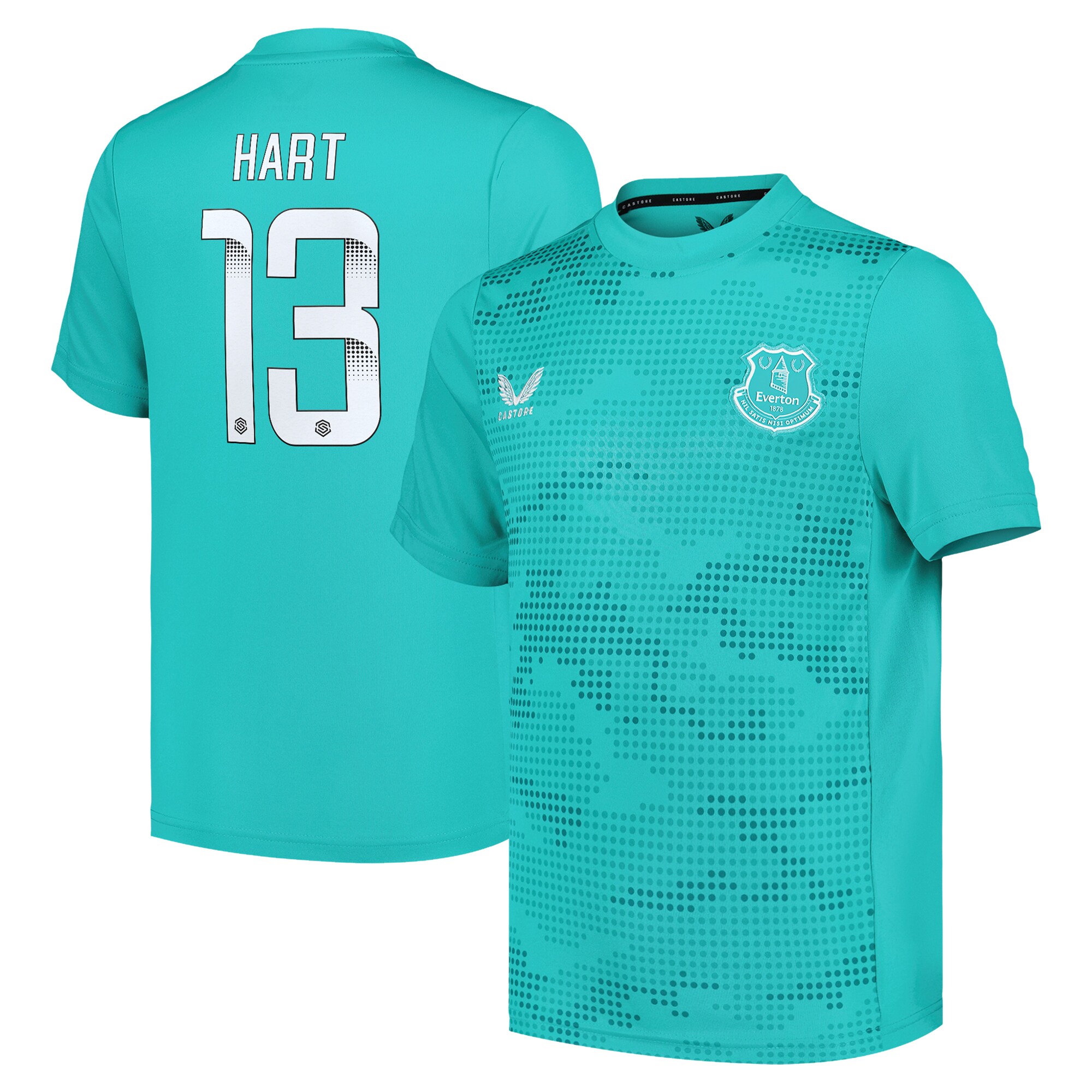 everton wsl away goalkeeper shirt 2024-25 – kids with hart 13 printing Collection | Everton FC Jerseys & Footwear