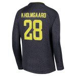 everton wsl castore away shirt 2024-25 – kids – long sleeve with k.holmgaard 28 printing Collection | Everton FC Jerseys & Footwear