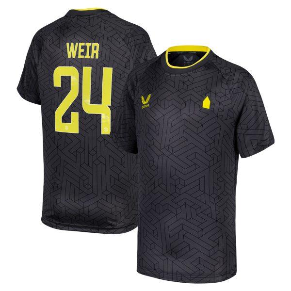 everton wsl castore away shirt 2024-25 – kids with weir 24 printing Collection | Everton FC Jerseys & Footwear