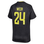 everton wsl castore away shirt 2024-25 – kids with weir 24 printing Collection | Everton FC Jerseys & Footwear