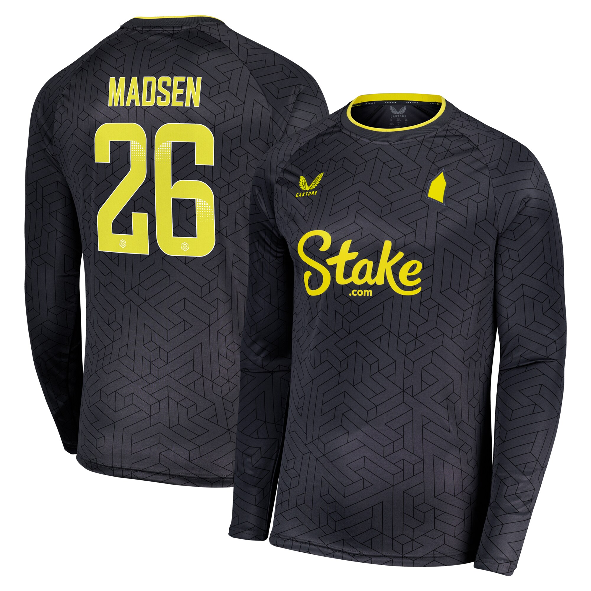 everton wsl castore away shirt 2024-25 – long sleeve with madsen 26 printing Collection | Everton FC Jerseys & Footwear