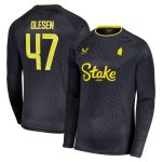 everton wsl castore away shirt 2024-25 – long sleeve with olesen 47 printing Collection | Everton FC Jerseys & Footwear