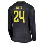 everton wsl castore away shirt 2024-25 – long sleeve with weir 24 printing Collection | Everton FC Jerseys & Footwear